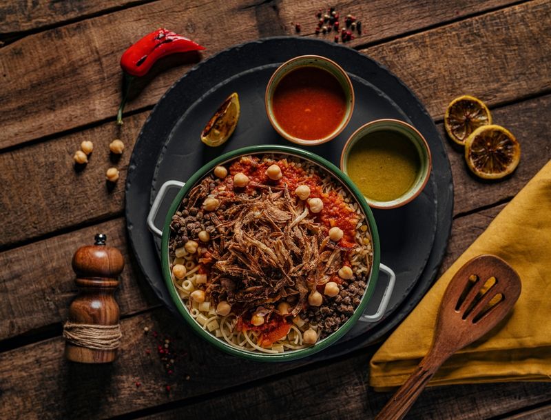 Dalia recommends trying koshari, an Egyptian specialty.