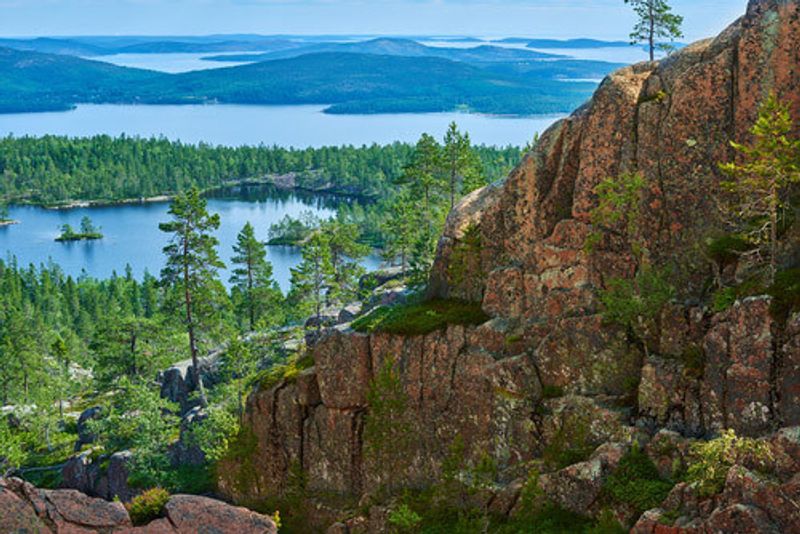 The lush Skuleskogen National Park.