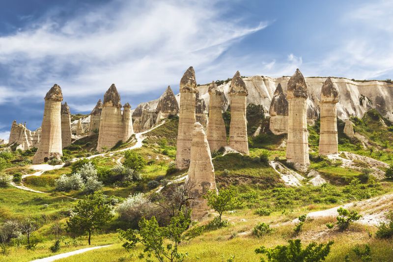 The open-air museum, Love Valley, in Goreme National Park, is a tourist favourite in Turkey.
