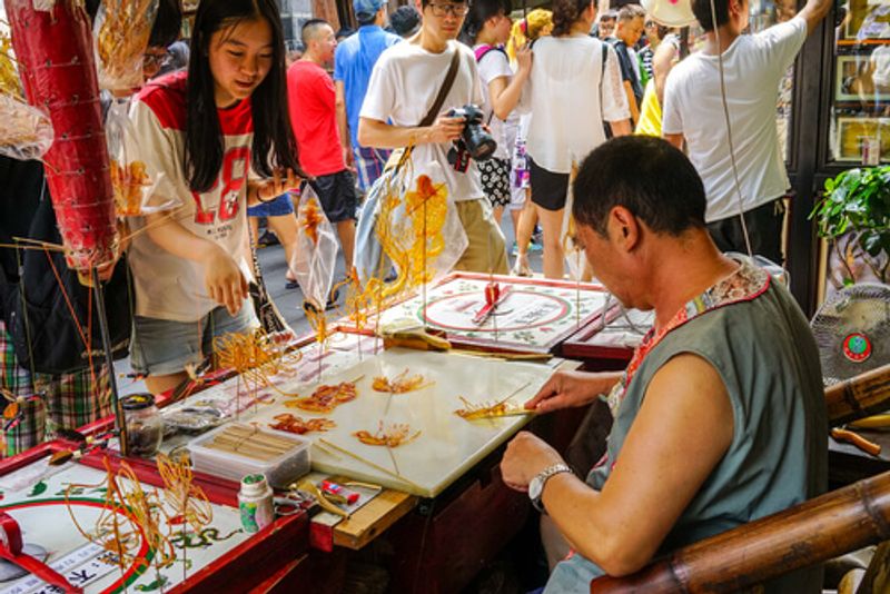 Markets in China are great places for people-watching as well as haggling.