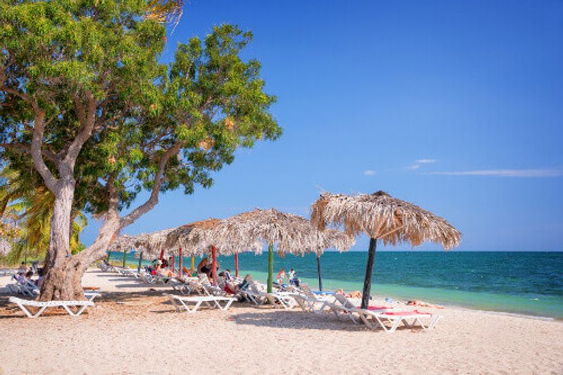 Ancon Beach is 4 km of thick, white sand.