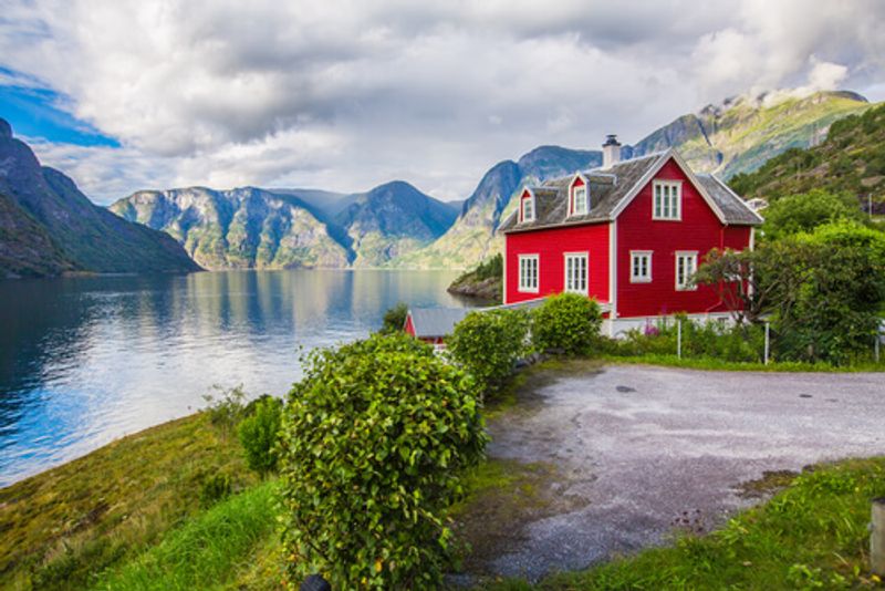 The Sognefjord is a great example of the natural wonders of Norway.