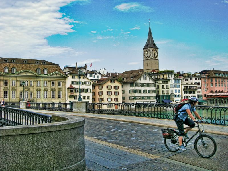 Zurich biking