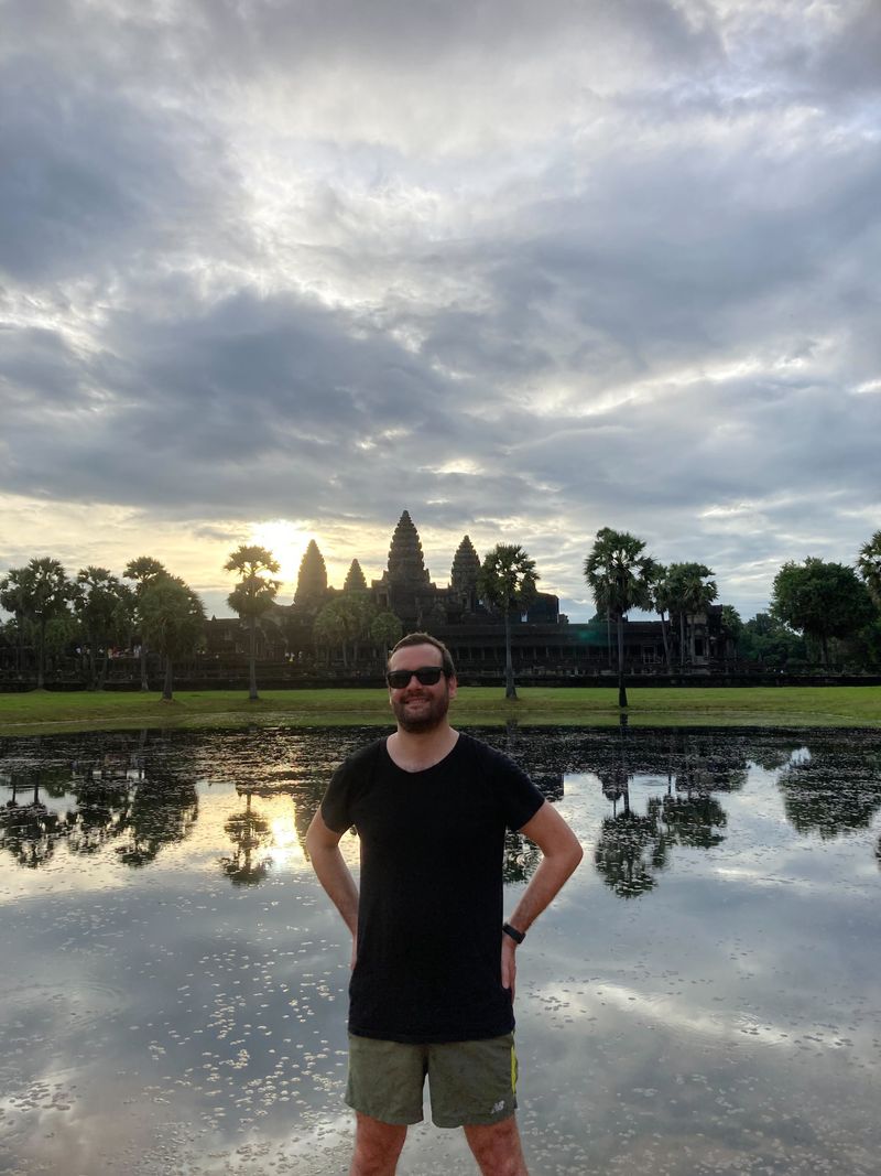 Doug visiting Angkor Wat