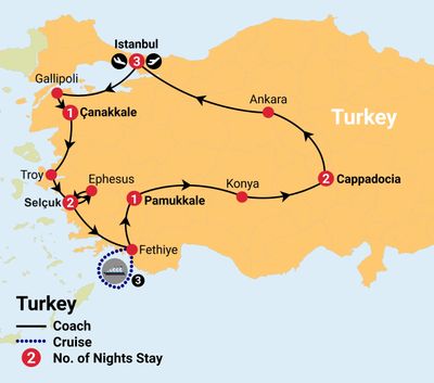 13 day tour turkey