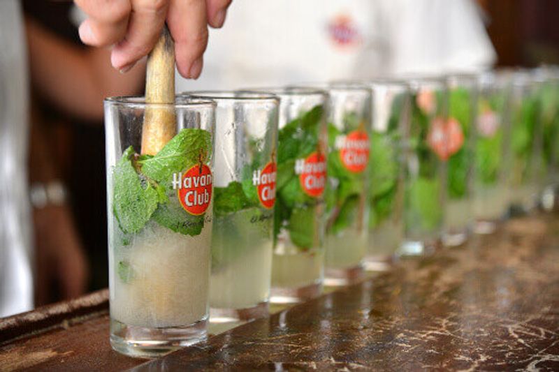 The mojito hails from Cuba.