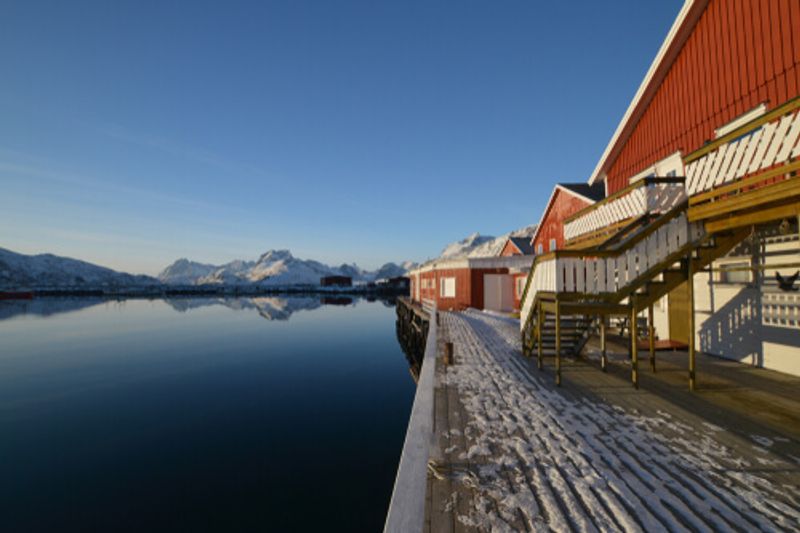 The Lofoten Islands are a picturesque sight.