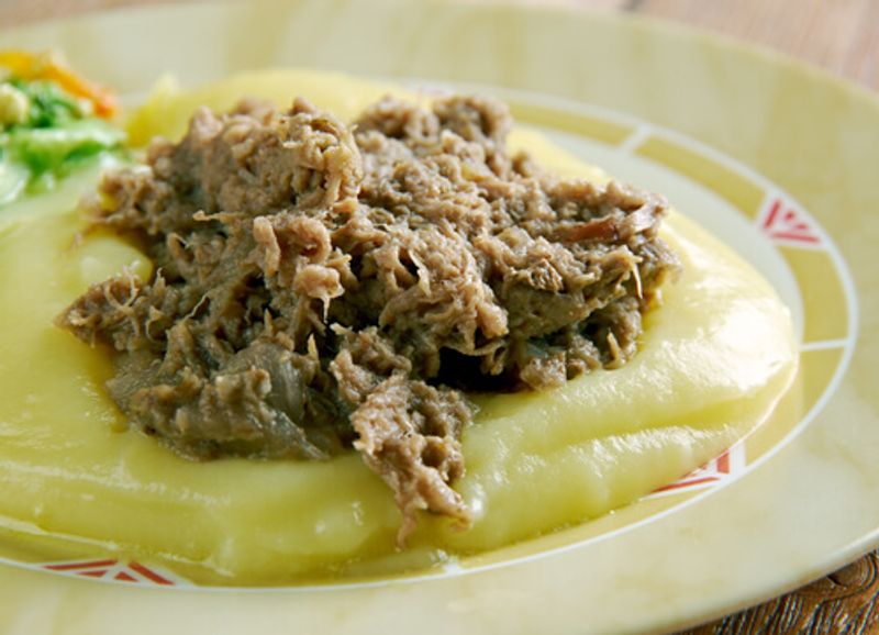 The African beef stew, Seswaa, is loved by locals and tourists alike.