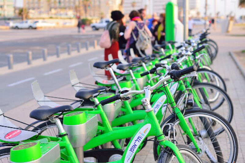 Tel-O-Fun is a bicycle sharing service which is provided by the city.