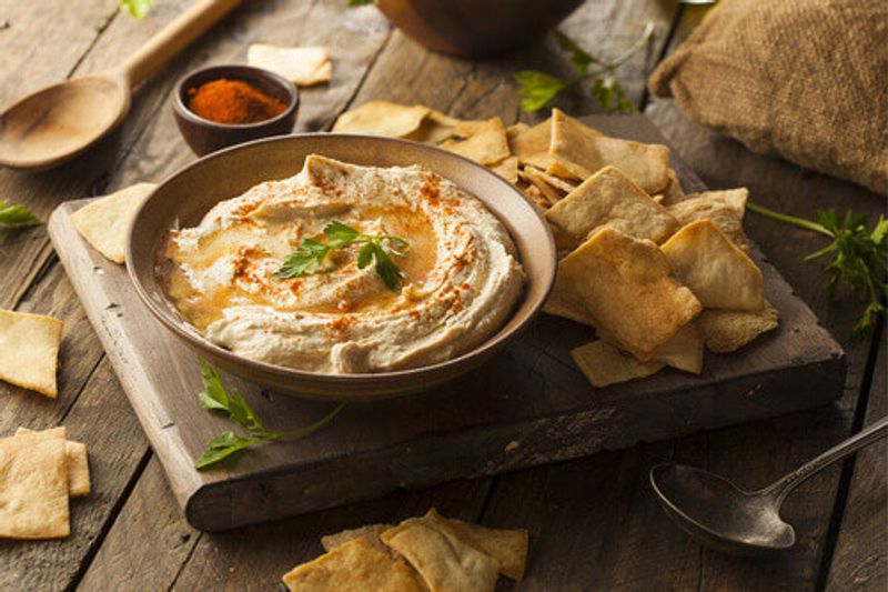 Fattet Hummus, a Jordanian sauce or dip.