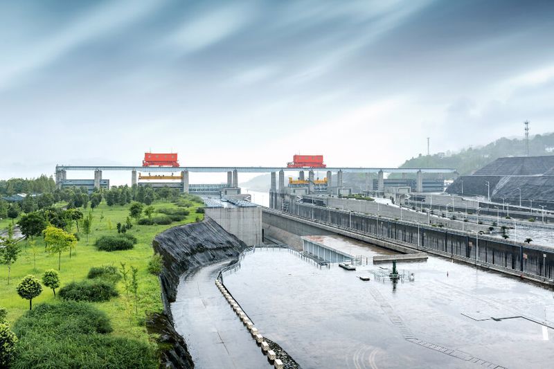 The Three Gorges Dam ship lift.