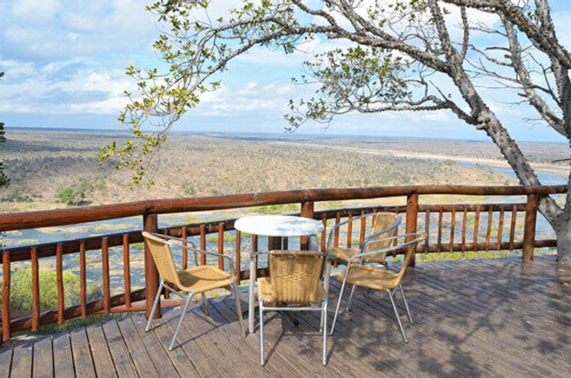 A beautiful river view from a camping restaurant in Kruger National Park.