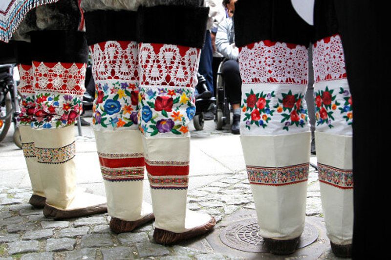 Kamiks or boots are a part of the Greenlandic National costume.