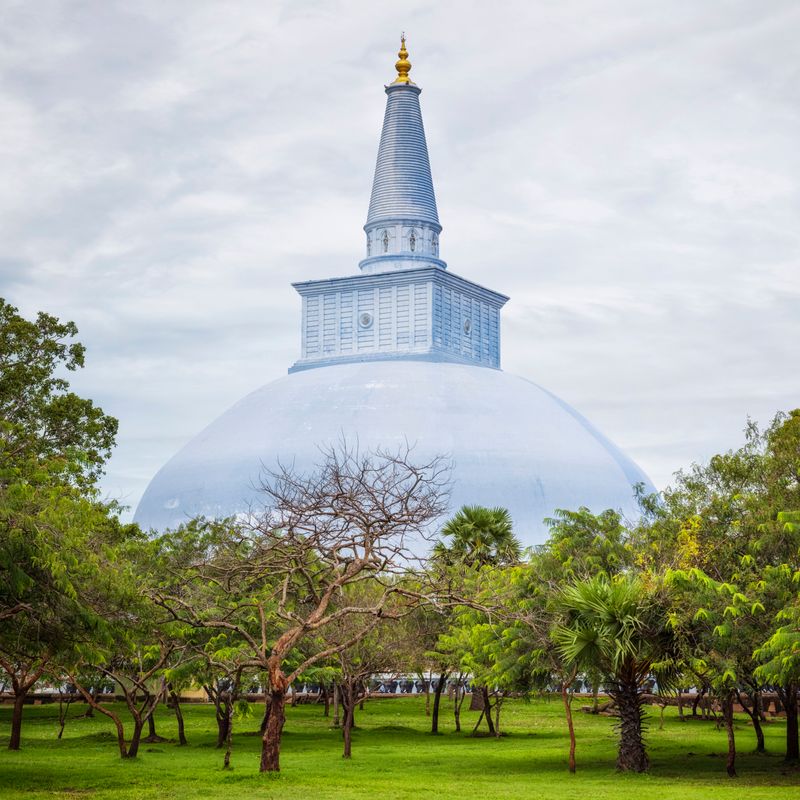 Ruwanwelisaya Stupa in the ancient city of Anuradhapura