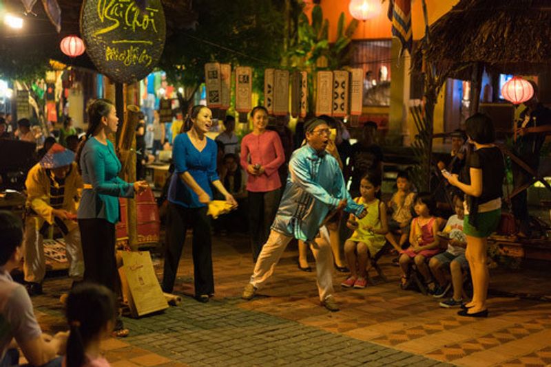 A Bai Choi performance in Hoi An, Vietnam.