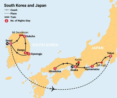 japan south korea trip