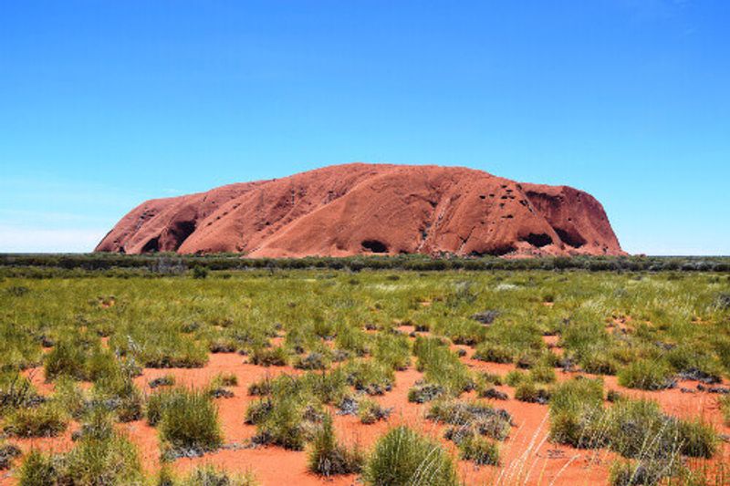 The Uluru-Kata Tjuta National Park is an arid wonderland.