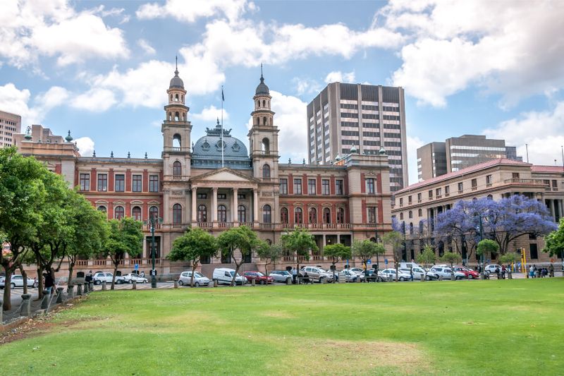 The Palace of Justice building in Church Square on a sunny morning.