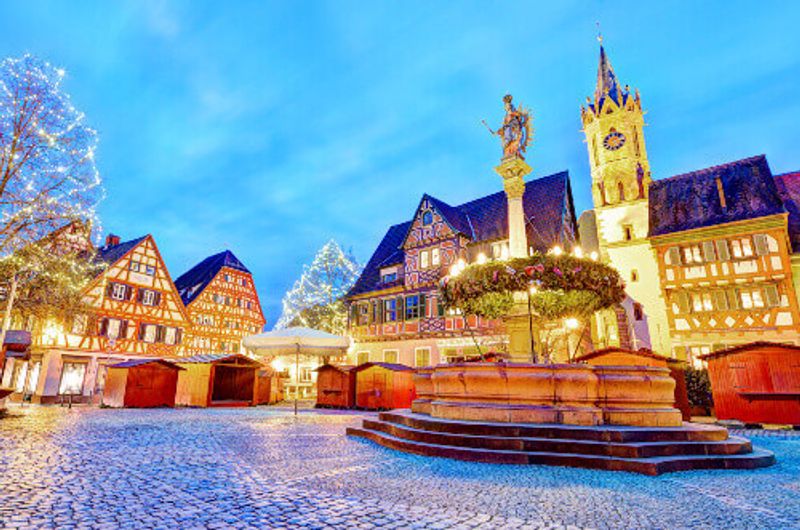 The famous Heidelberg Christmas market.