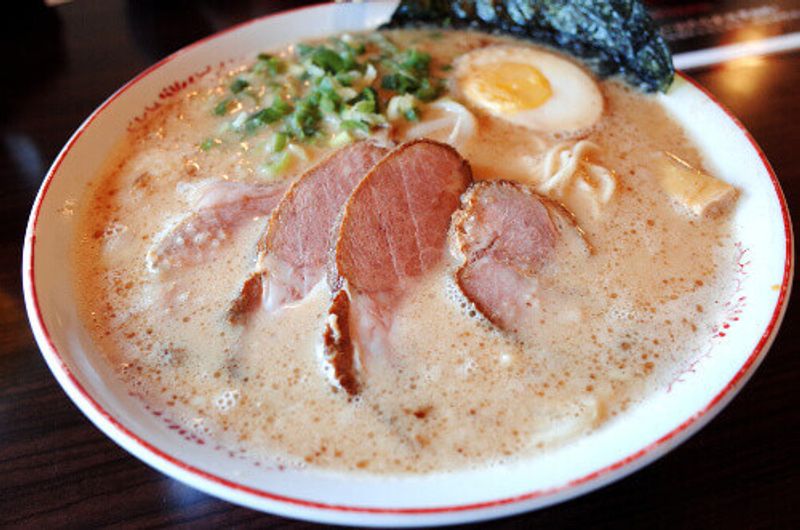 The delicious Tonkotsu Ramen is a favourite in Japan.