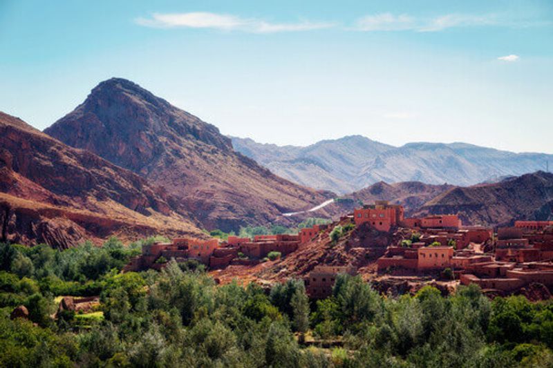 The Atlas Mountains in Morocco.