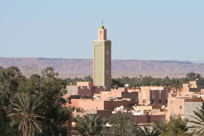 Erfoud, a quaint town in Morocco.