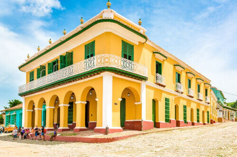 Palacio Brunet, a colonial building in the village centre and a UNESCO site.