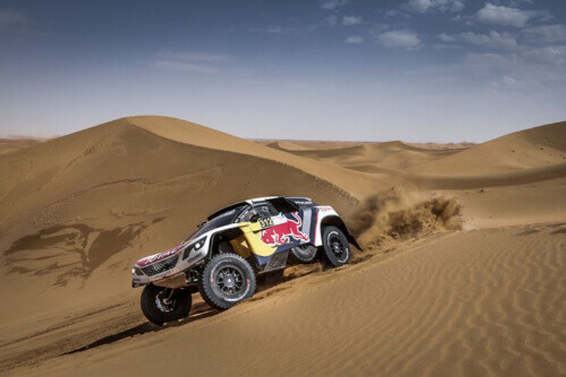 The Oilibya Cross-Country Rally at the Erg Chebbi Dunes in Erfoud.