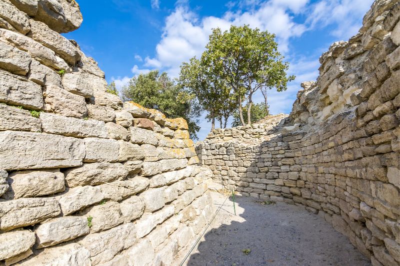 The ancient walls of Troy VI are now a UNESCO World Heritage Site.