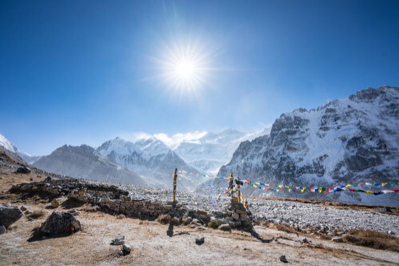 The Kanchenjunga Base Camp, Nepal.