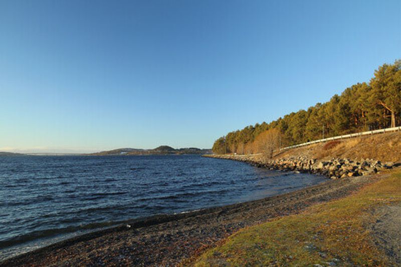 View over the stunning Lake Storsjon at Ostersund.