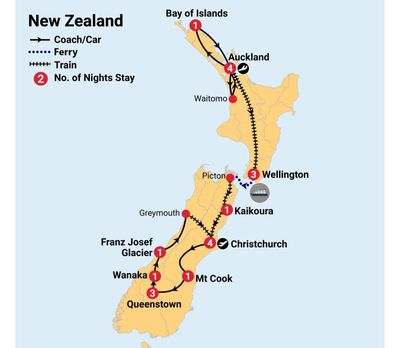 rail tours of new zealand