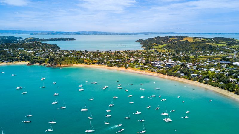 Waiheke Island, a stone's throw from Auckland.