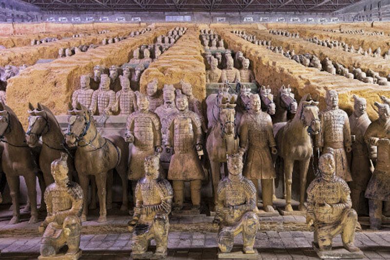 The world famous Terracotta Army is a UNESCO World Heritage Site.