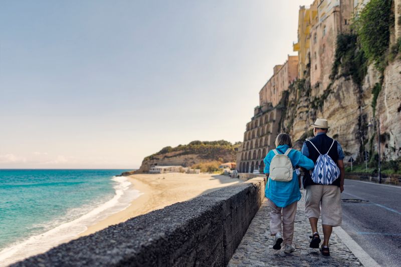 Visitors are drawn to Tropea, one of southern Italy’s most charming coastal gems