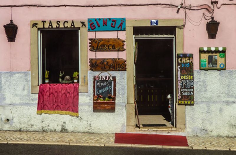 An inviting, traditional Portuguese Tasca Tavern.