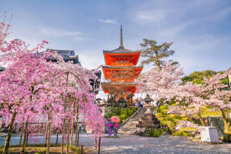 The Kiyomizu-dera Temple, Kyoto.