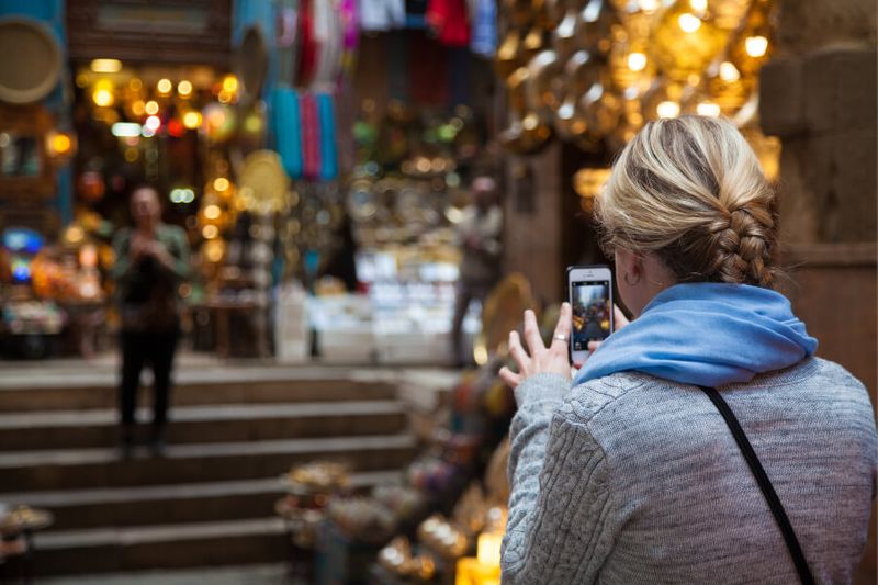 The Khan el-Khalili is a famous bazaar at the heart of Cairo