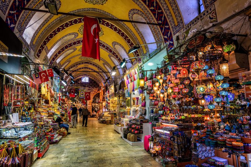 The Grand Bazaar is the largest bazaar in the area and boasts a variety of wares.