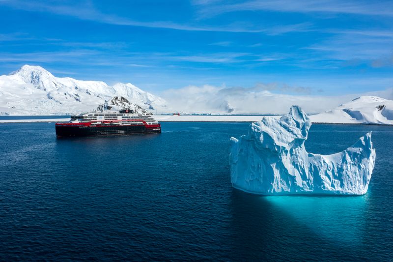 State-of-the-art Hurtigruten expedition ship MS Roald Amundsen