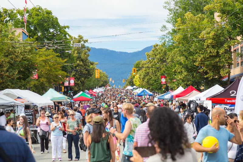 Visitors and locals enjoy a Car Free Day in the thriving Commercial Drive.