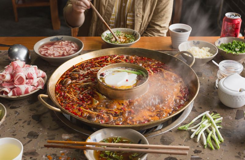 Sichuan hot pot.