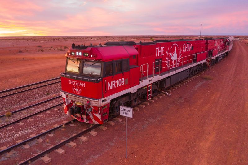 Australia's most iconic rail journey has been crossing the Outback for more than 90 years.