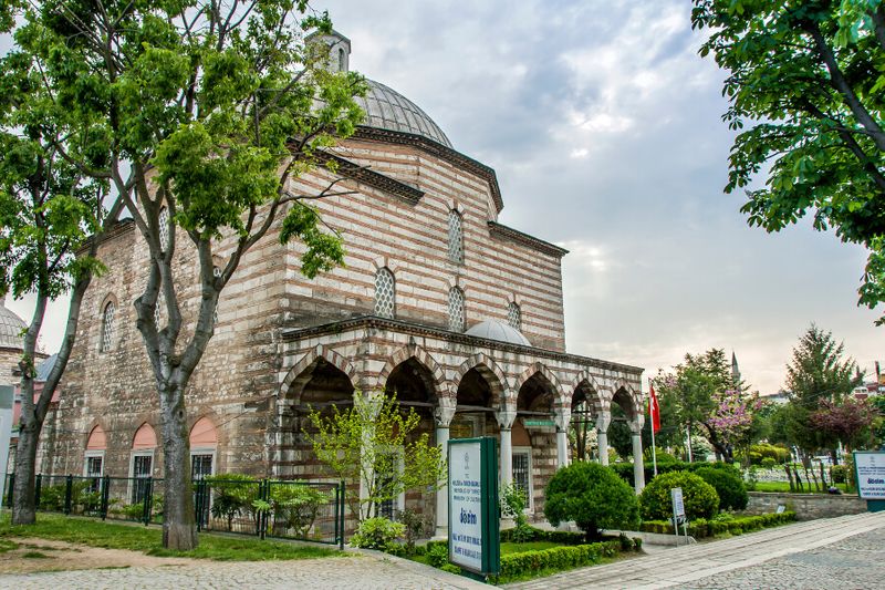 The Hurrem Sultan Bathhouse in the Sultanahmet Fatih District.