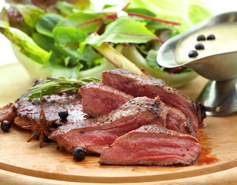 Grilled venison is a staple in South Africa.