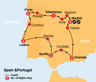 spain and portugal tour from singapore