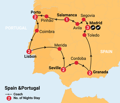 small group tours portugal and spain