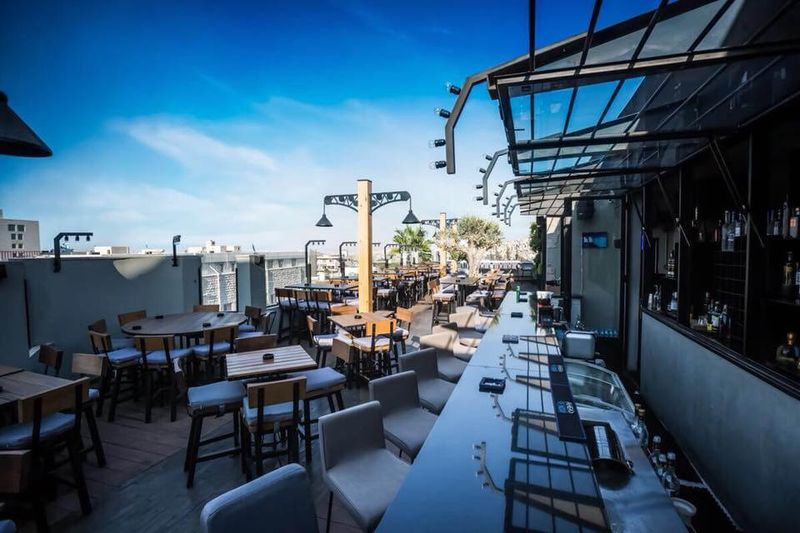 A rooftop restaurant, Jordan.