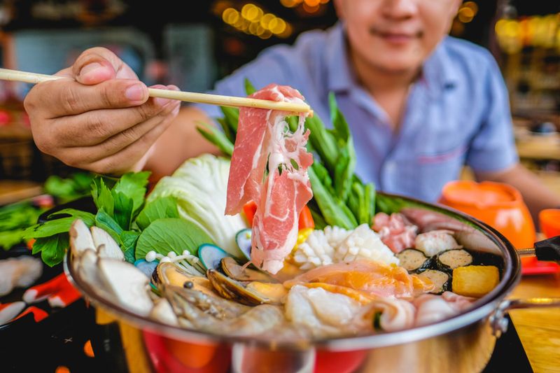 A traditional Shabu hot pot.