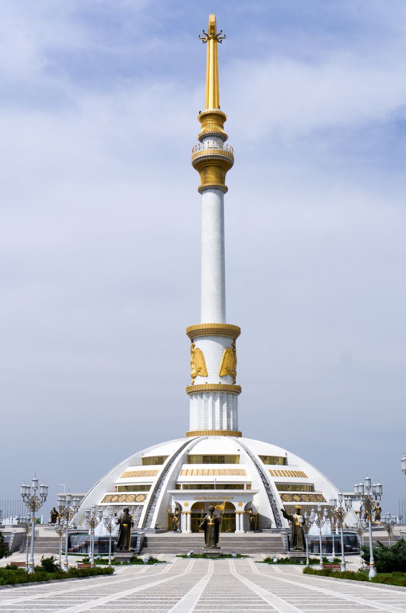 Independence Monument In Ashgabat, Turkmenistan